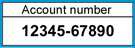 Please have your account number ready if you contact us with questions about your account.