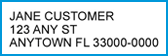 This part of the bill shows the mailing address we have on file for you.